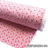 Dacrón Flores Wilmez Blanco x Rollo - Flor Roja E4330-54