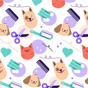 Tela Antifluido para Uniformes de Veterinarios y Groomers x Metros