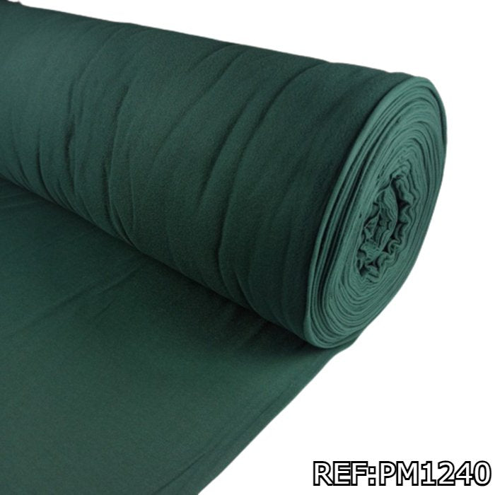 TELA-ALGODON-PERCHADO-MONACO-COLOR-VERDE-BOTELLA-PM1240