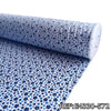 Dacrón Flores Wilmez Blanco x Rollo - Flor Azul Oscuro/Rey E4330-572