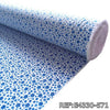 Dacrón Flores Wilmez Blanco x Rollo - Flor Azul Rey E4330-571