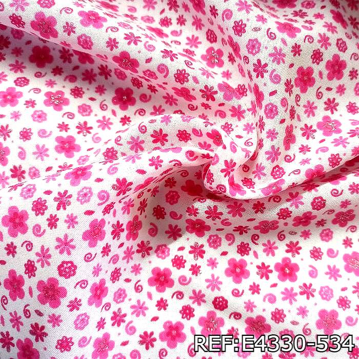 TELA-DACRON-ESTAMPADO-WILMEZ-BLANCO-FLOR-FUCSIA-E4330