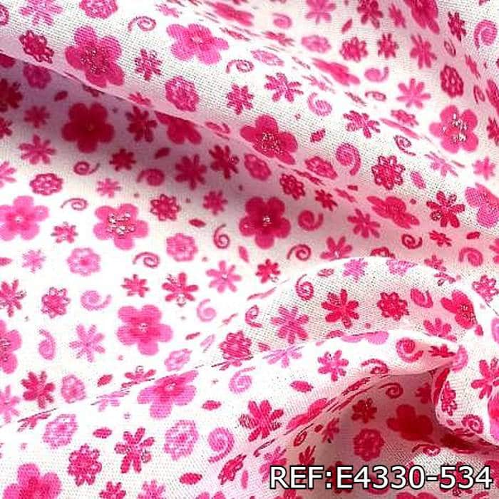 TELA-DACRON-ESTAMPADO-WILMEZ-BLANCO-FLOR-FUCSIA-E4330