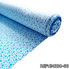 Dacrón Flores Wilmez Blanco x Rollo - Flor Turquesa E4330-56