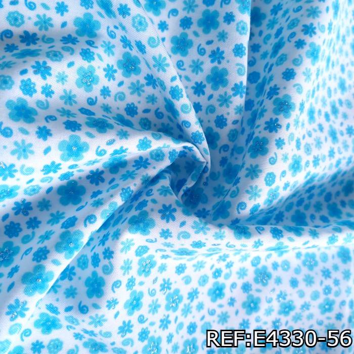 TELA-DACRON-ESTAMPADO-WILMEZ-COLOR-FLOR-TURQUEZA-E4330