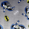 Piel De Conejo Estampado x Metros - Batman Gris