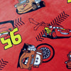 Piel De Conejo Estampado x Metros - Cars Rojo