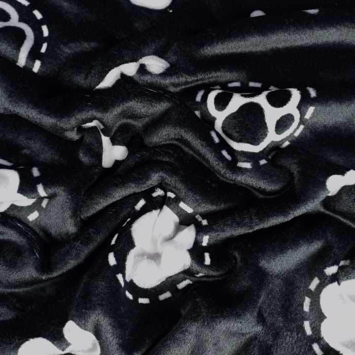 TELA-PIEL-DE-CONEJO-ESTAMPADO-COLOR-HUELLAS-NEGRO