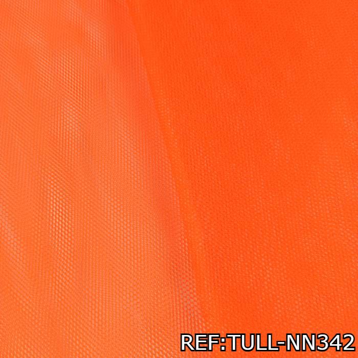 TELA-TUL-UNICOLOR-COLOR-NARANJA-NEON-TULL-NN342