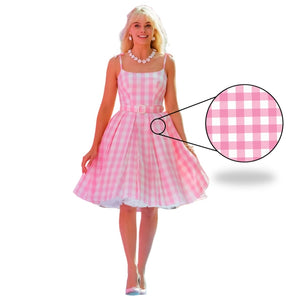 Tela Disfraz Barbie Vestido Película x Metros