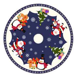 Tela Pie de Árbol Navideño de 100cm X 100cm