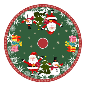 Tela Pie de Árbol Navideño de 100cm X 100cm