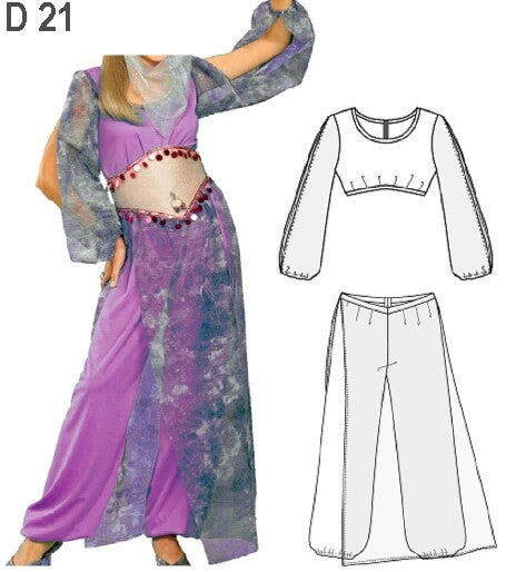 Disfraz Bailarina Arabe Disfraz Marroqui Mujer MOLDE DISFRAZ