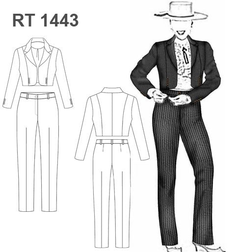 MOLDE TRAJE PANTALON HUASA RT 1443
