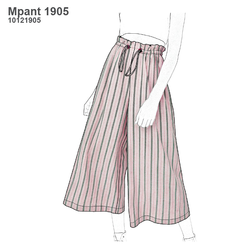 MOLDE PANTALON PALAZO MUJER 1905