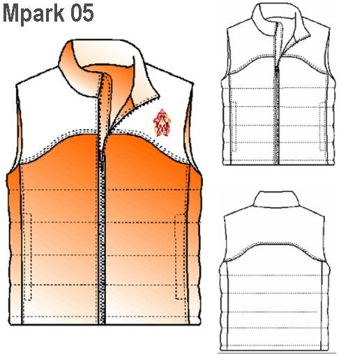 MOLDE PARKA CHALECO MUJER 0905