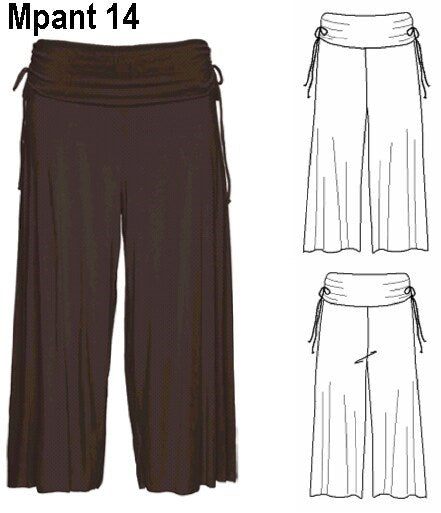 MOLDE PANTALON PIERNA ANCHA MUJER 0914