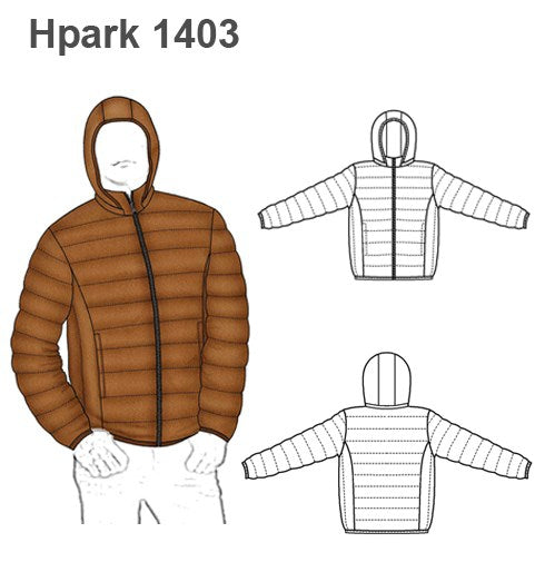 MOLDE PARKA ACOLCHADA HOMBRE 1403