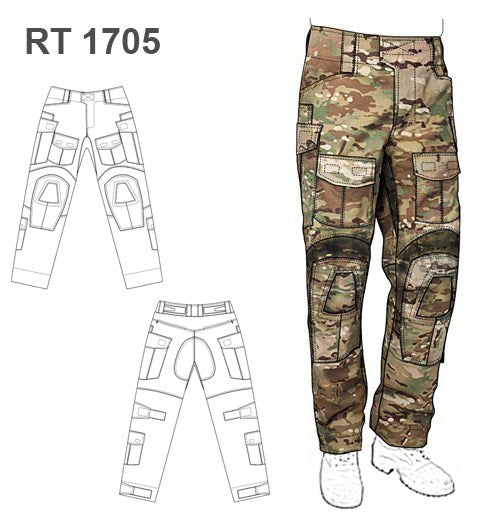 MOLDE PANTALON CARGO RT 1705