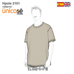 MOLDE POLERA BASICA OVERSIZE HOMBRE 2101
