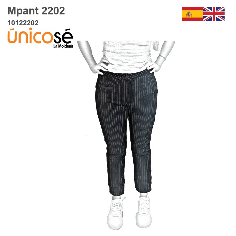 MOLDE PANTALON CALZA MUJER 2202
