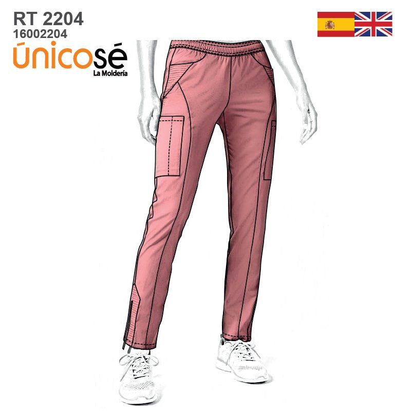 MOLDE PANTALON SANITARIO MUJER RT 2204