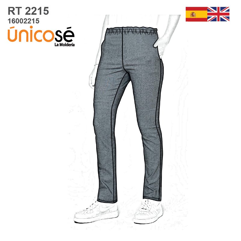 MOLDE PANTALON SANITARIO UNISEX RT 2215
