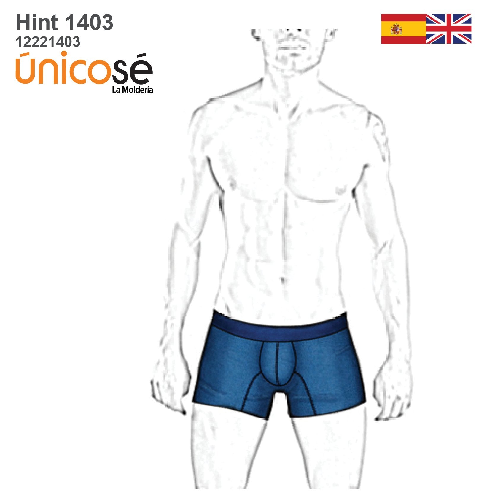 MOLDE INTERIOR BOXER HOMBRE 1403 - Main Image