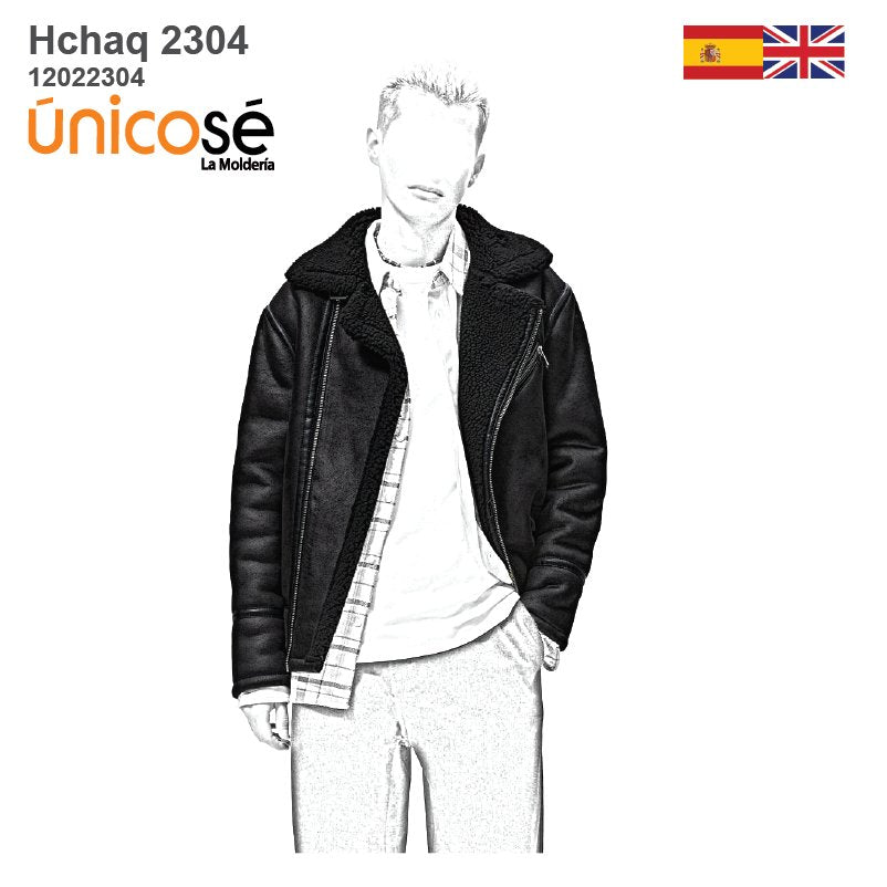 MOLDE CHAQUETA AVIADOR HOMBRE 2304