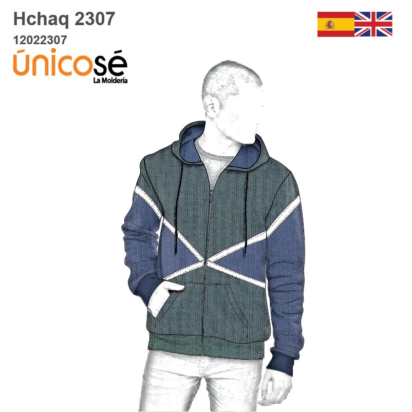 MOLDE CHAQUETA CORTES HOMBRE 2307