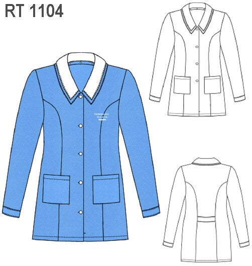 MOLDE DELANTAL TRABAJO RT 1104