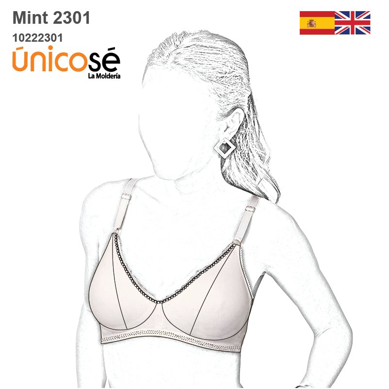 MOLDE INTERIOR BRALETTE MUJER 2301