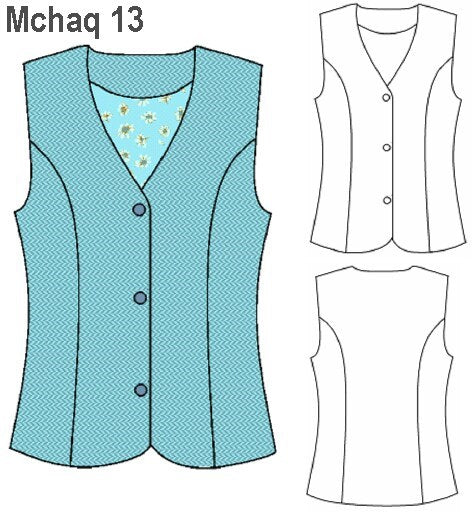 Patron Chaleco Sastre Blusa Chaleco Mujer Zara Chaleco Sastre