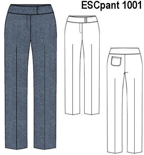 MOLDE PANTALON ESCOLAR  1001