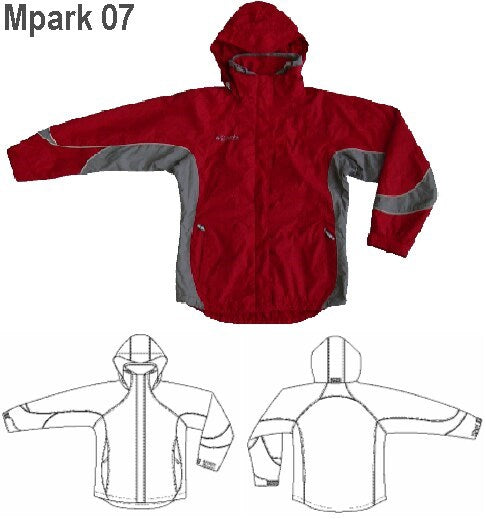 MOLDE PARKA CON GORRO MUJER 0907