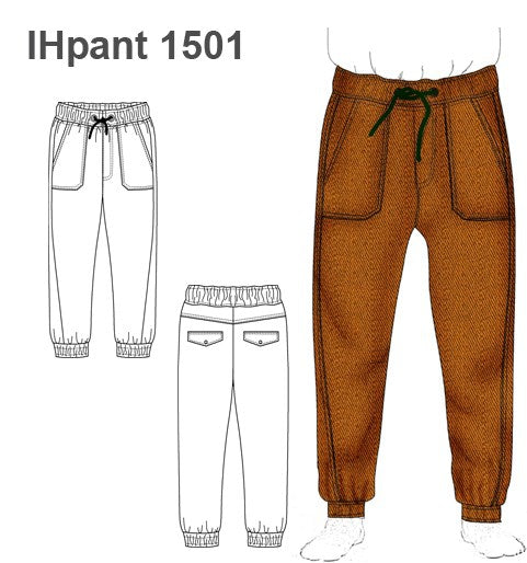 MOLDE PANTALON ECUATORIANO NIÑO 1501