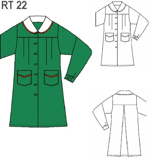 MOLDE DELANTAL PARVULARIA RT 0922