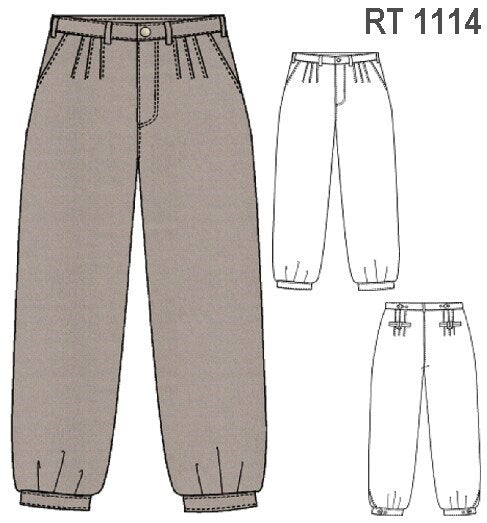 MOLDE PANTALON DE CAMPO RT 1114