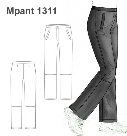 MOLDE PANTALON SOF TSHELL MUJER 1311
