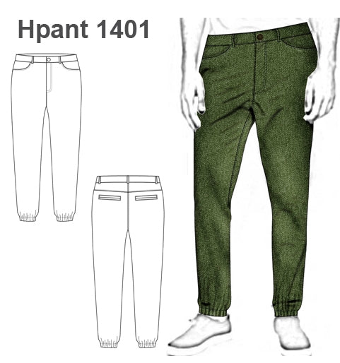 MOLDE PANTALÓN SPORT HOMBRE 1401