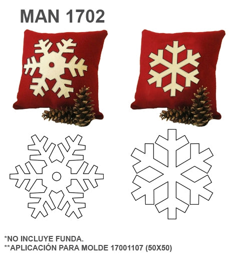 MOLDE APLICACIONES NAVIDEÑAS 1702