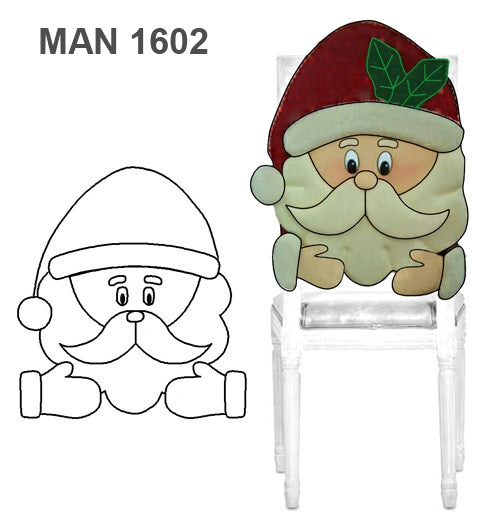 MOLDE FUNDA SILLA NAVIDAD 1602