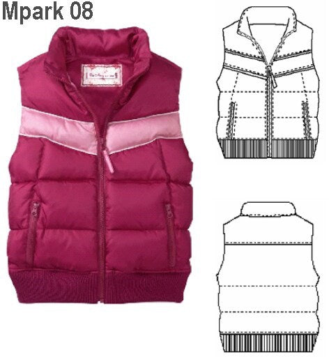 MOLDE PARKA CHALECO MUJER  0908