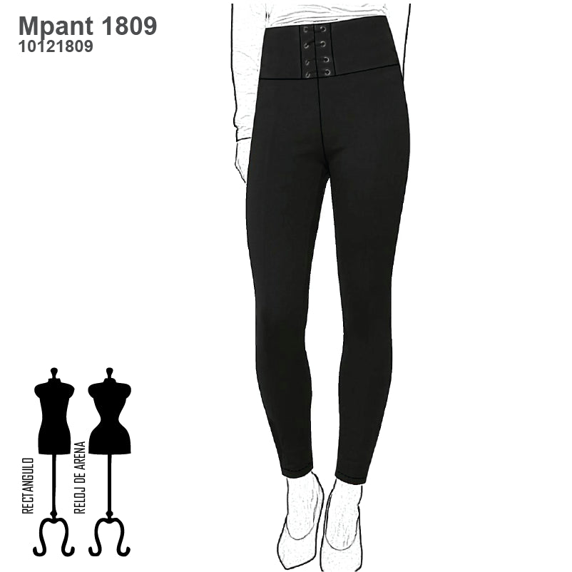 MOLDE PANTALON CALZA MUJER