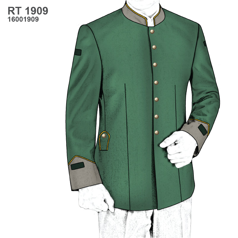 MOLDE CHAQUETA TRABAJO HOTEL RT 1909