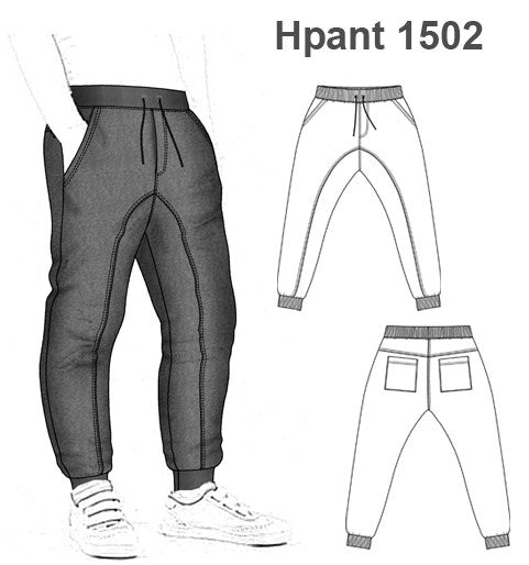 MOLDE PANTALON SPORT HOMBRE 1502