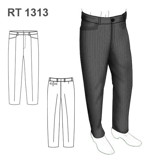 MOLDE PANTALON HUASO RT 1313