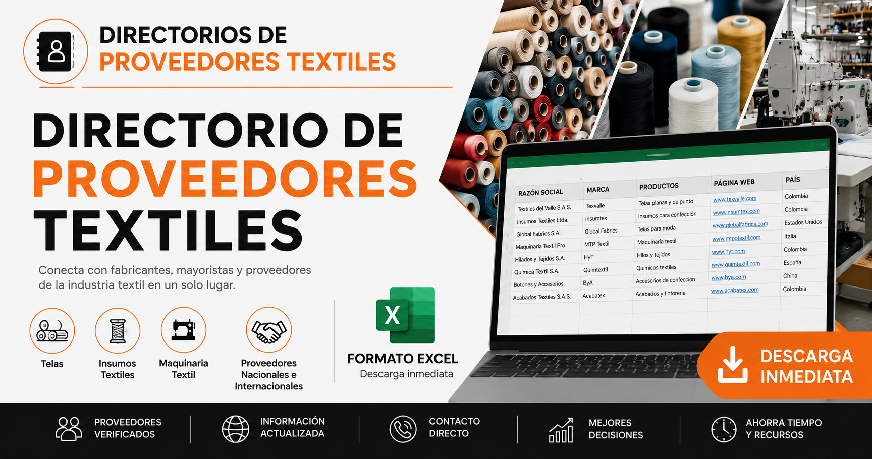 Directorios de Proveedores Textiles