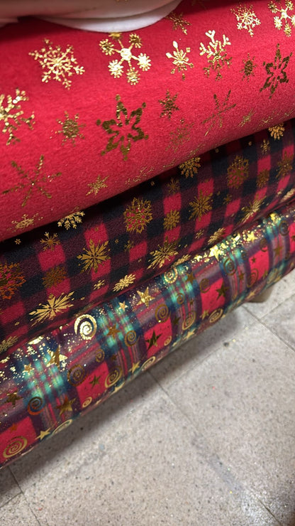 Fleece Navideño Plus x Metros