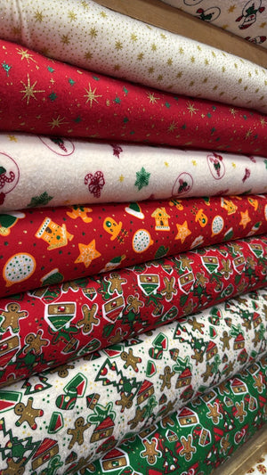 Fleece Navideño Plus x Metros